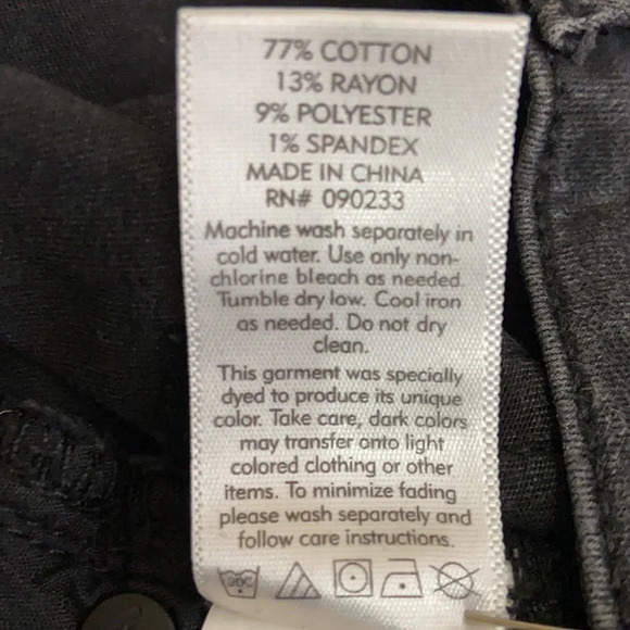 Pacsun Super High Rise Skinniest Acid Wash Black - Picture 9 of 11